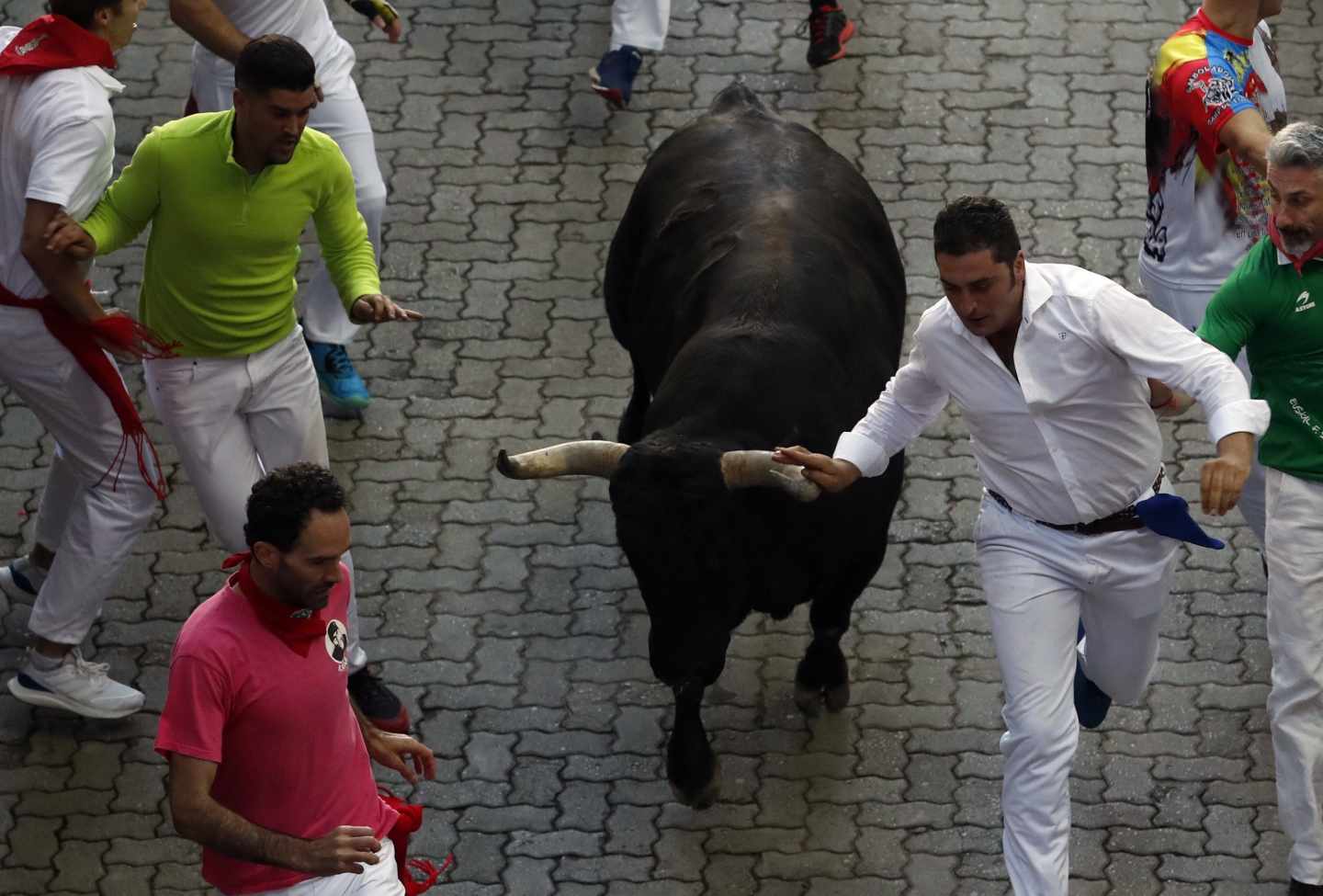 Cuarto encierro San Fermín.