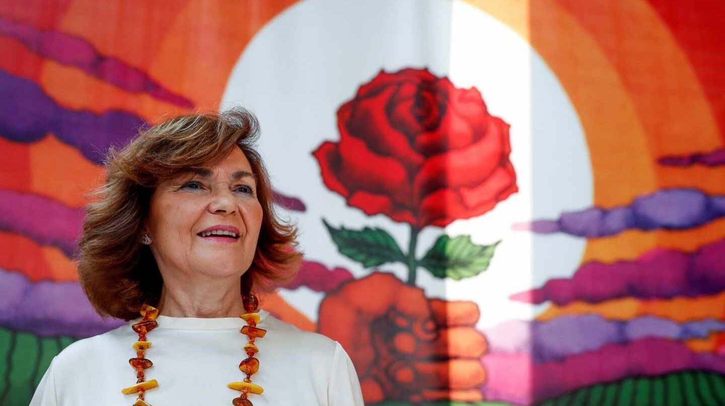 La vicepresidenta del Gobierno, Carmen Calvo.