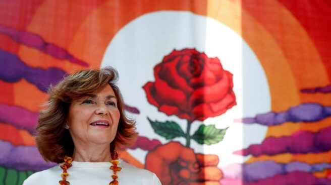 La vicepresidenta del Gobierno, Carmen Calvo.