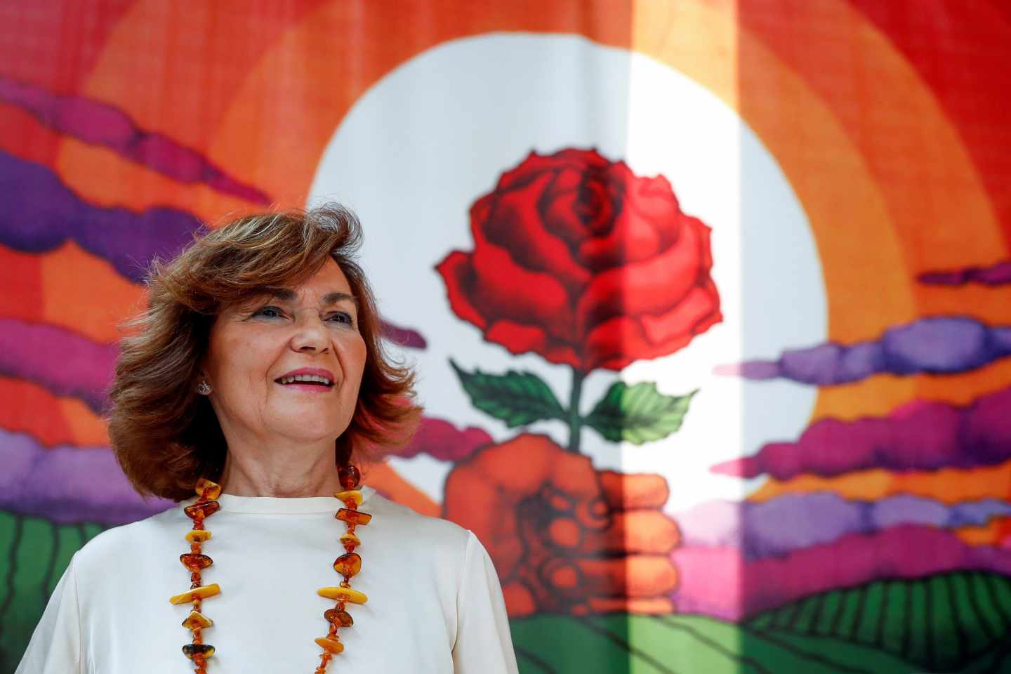 La vicepresidenta del Gobierno, Carmen Calvo.