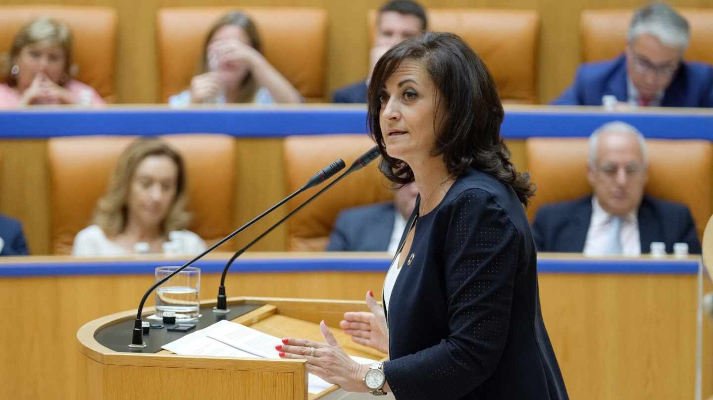 La candidata socialista a la Presidencia del Gobierno riojano, Concha Andreu.