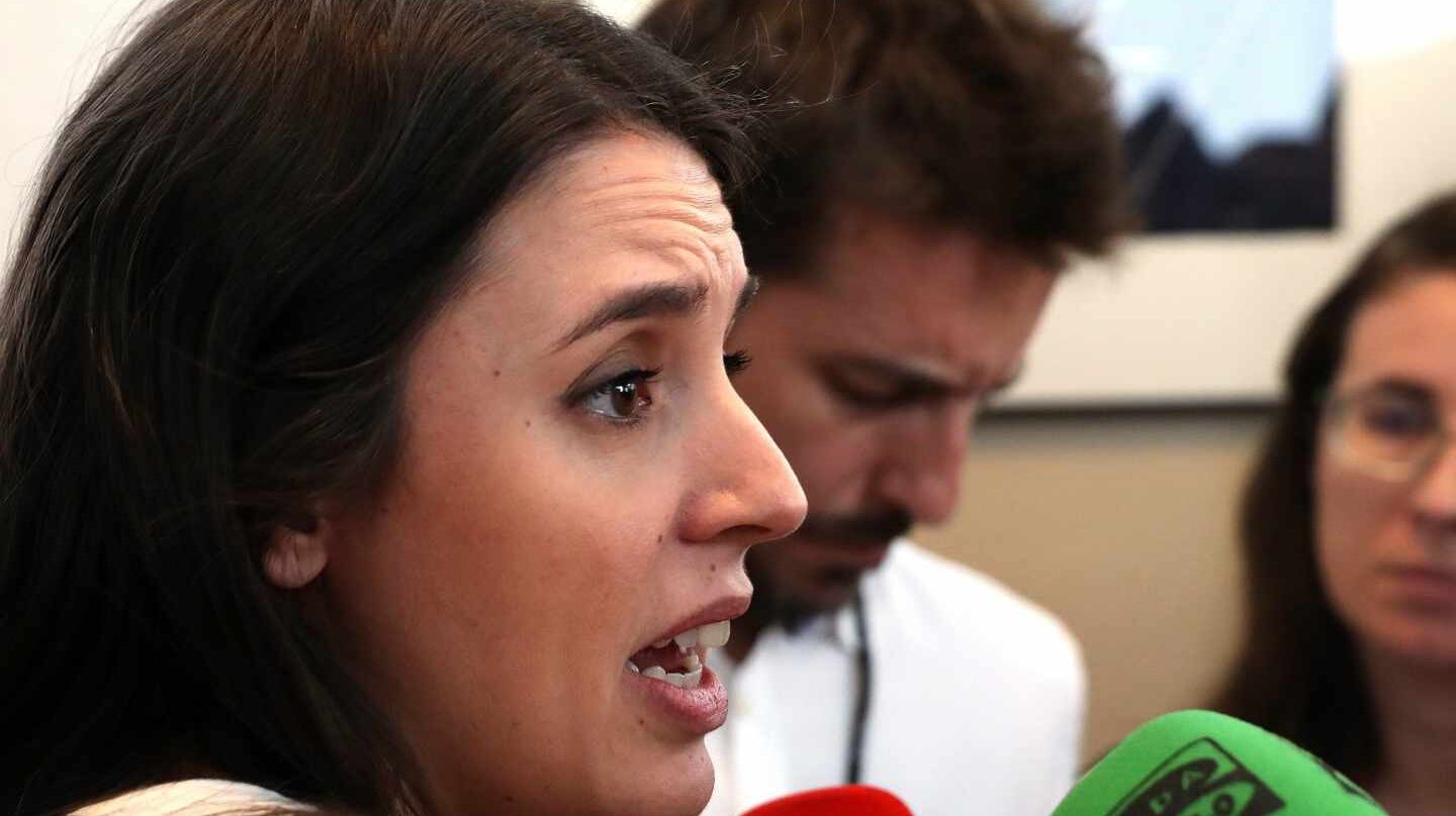 La portavoz parlamentaria de Unidas Podemos, Irene Montero.