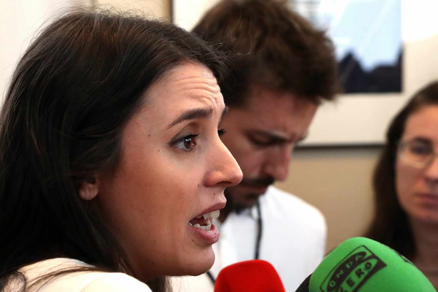 La portavoz parlamentaria de Unidas Podemos, Irene Montero.