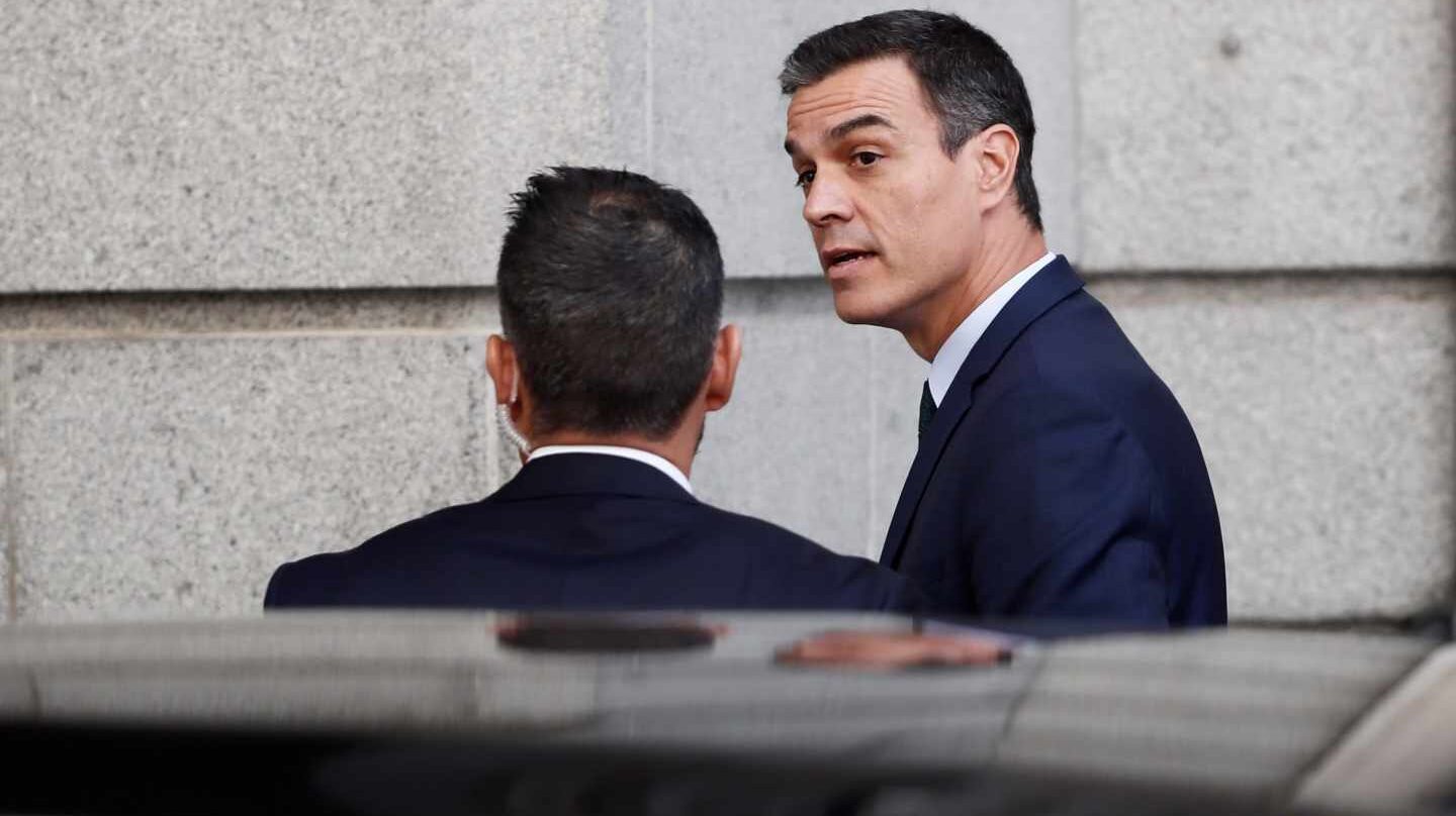 Pedro Sánchez llega al Congreso para la segunda votación de investidura.