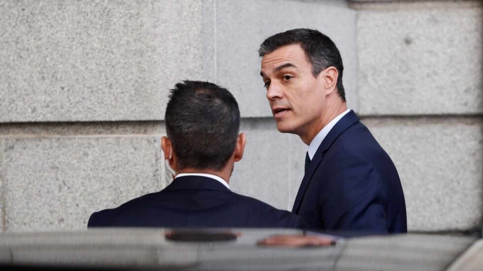 Pedro Sánchez llega al Congreso para la segunda votación de investidura.