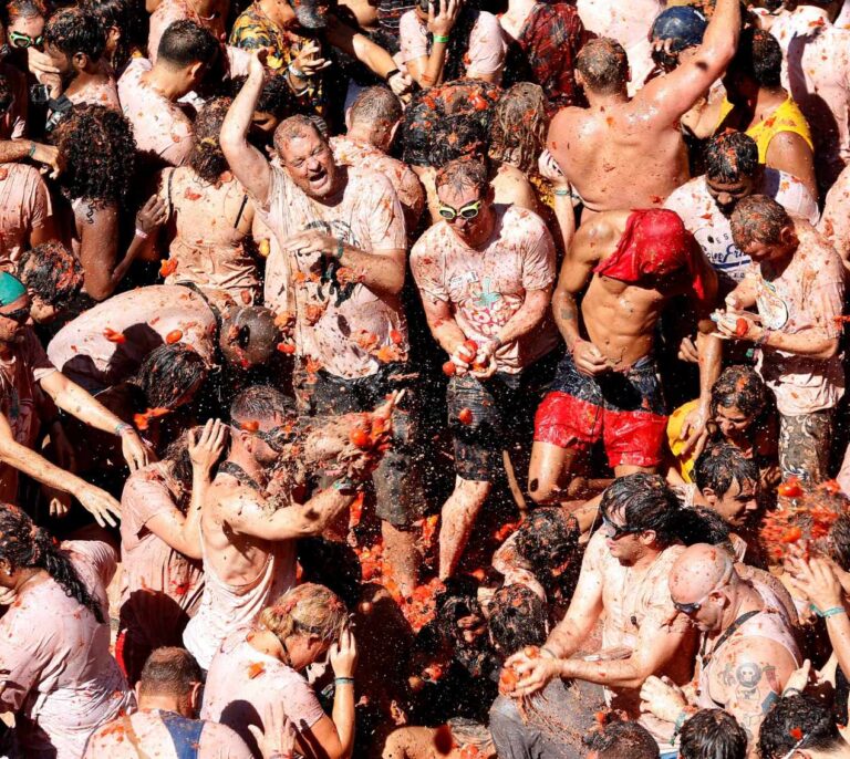 Así fue la Tomatina de Buñol 2019