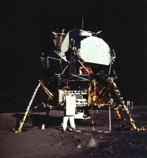 Aldrin y el módulo lunar | NASA