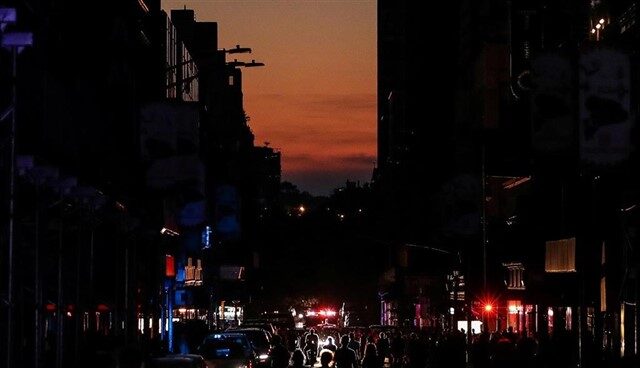 El corazón de Nueva York, a oscuras El corazón de Nueva York, a oscuras