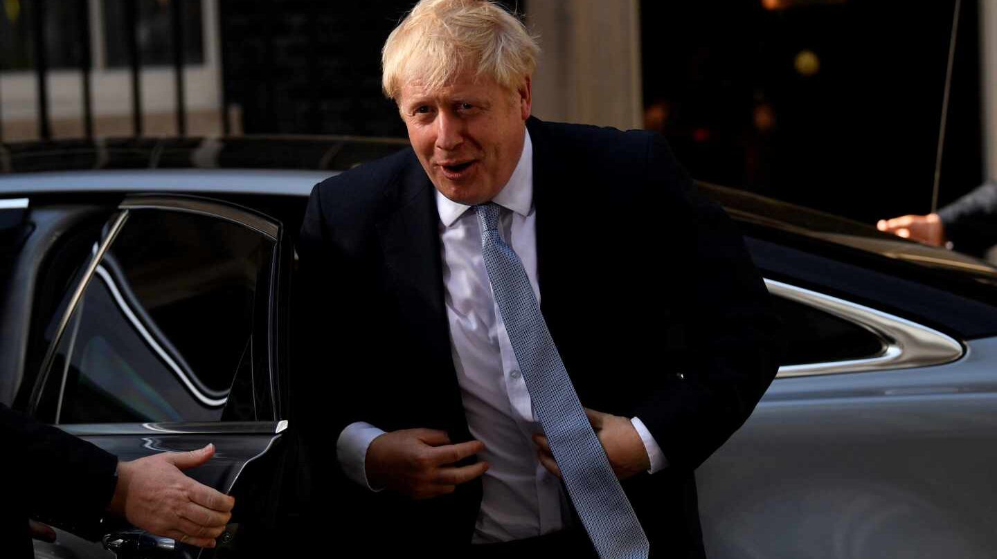 Boris Johnson, nuevo primer ministro, a su llegada al 10 de Downing Street.
