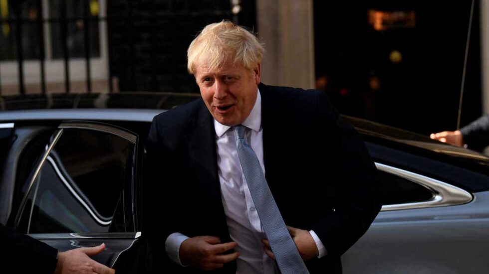 Boris Johnson, nuevo primer ministro, a su llegada al 10 de Downing Street.