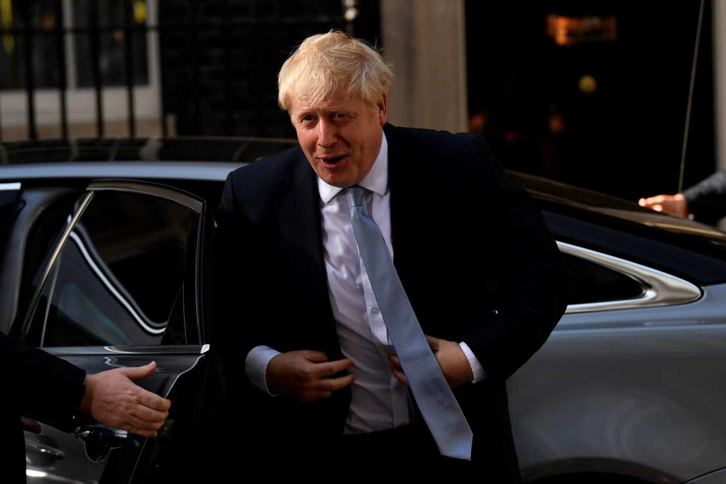 Boris Johnson, nuevo primer ministro, a su llegada al 10 de Downing Street.
