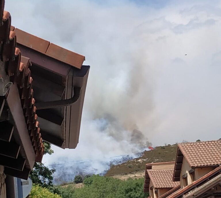 Fuego en la Sierra de Madrid