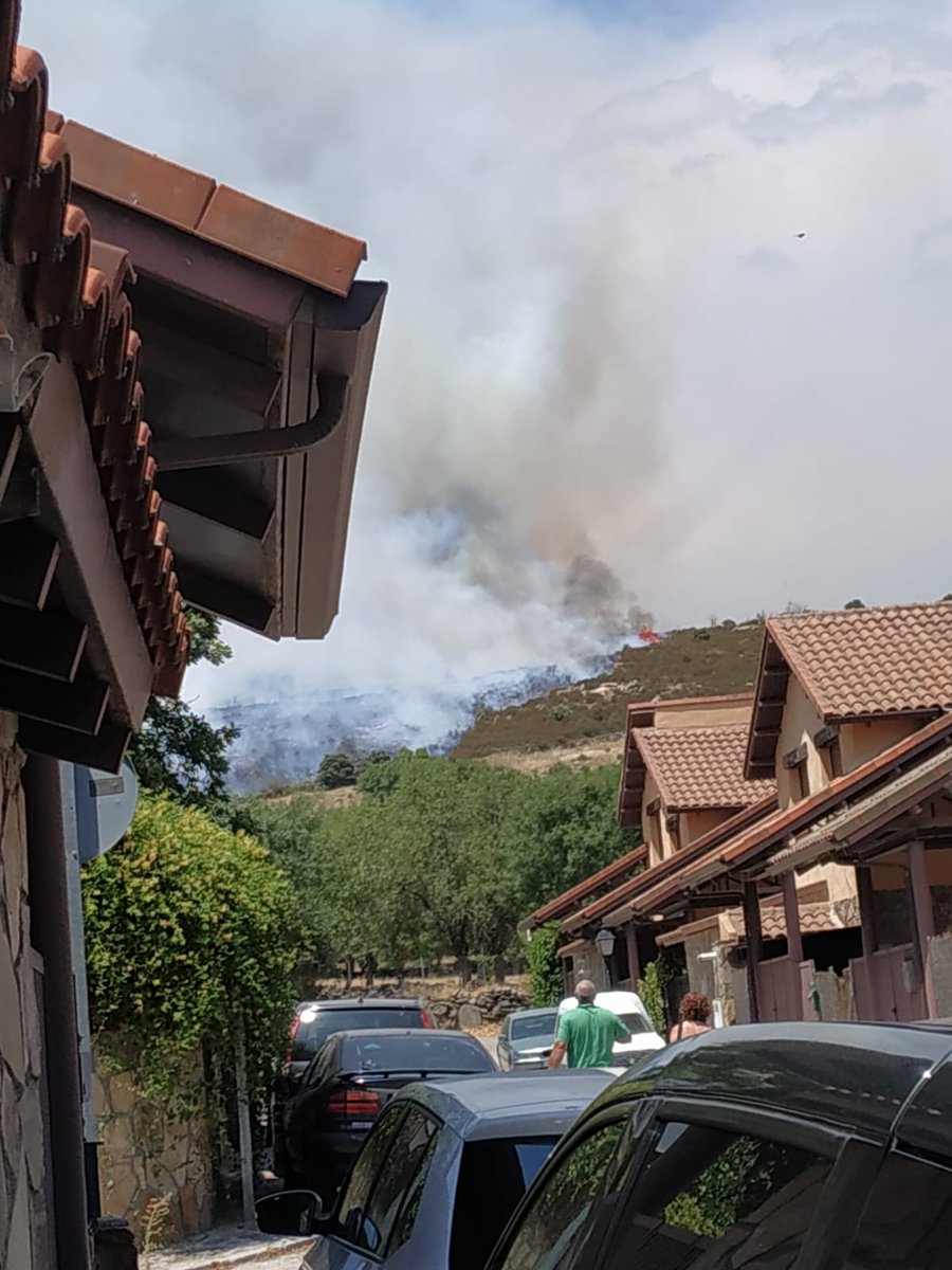 Fuego en la Sierra de Madrid