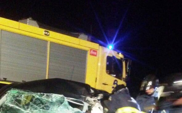 Accidente múltiple Gijón