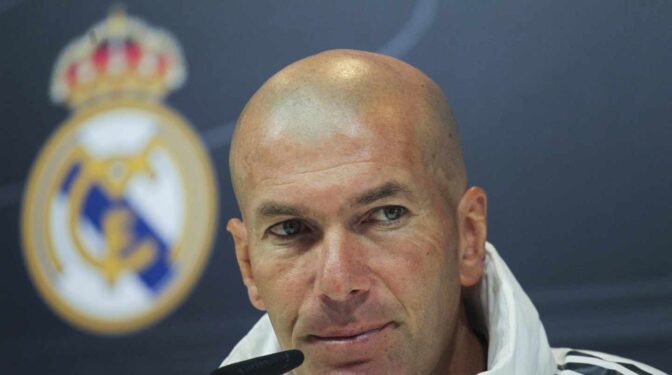 Zinedine Zidane, positivo en coronavirus