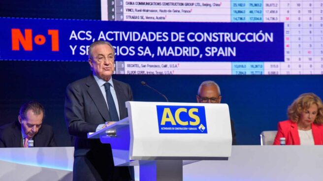 El presidente de ACS, Florentino Pérez.