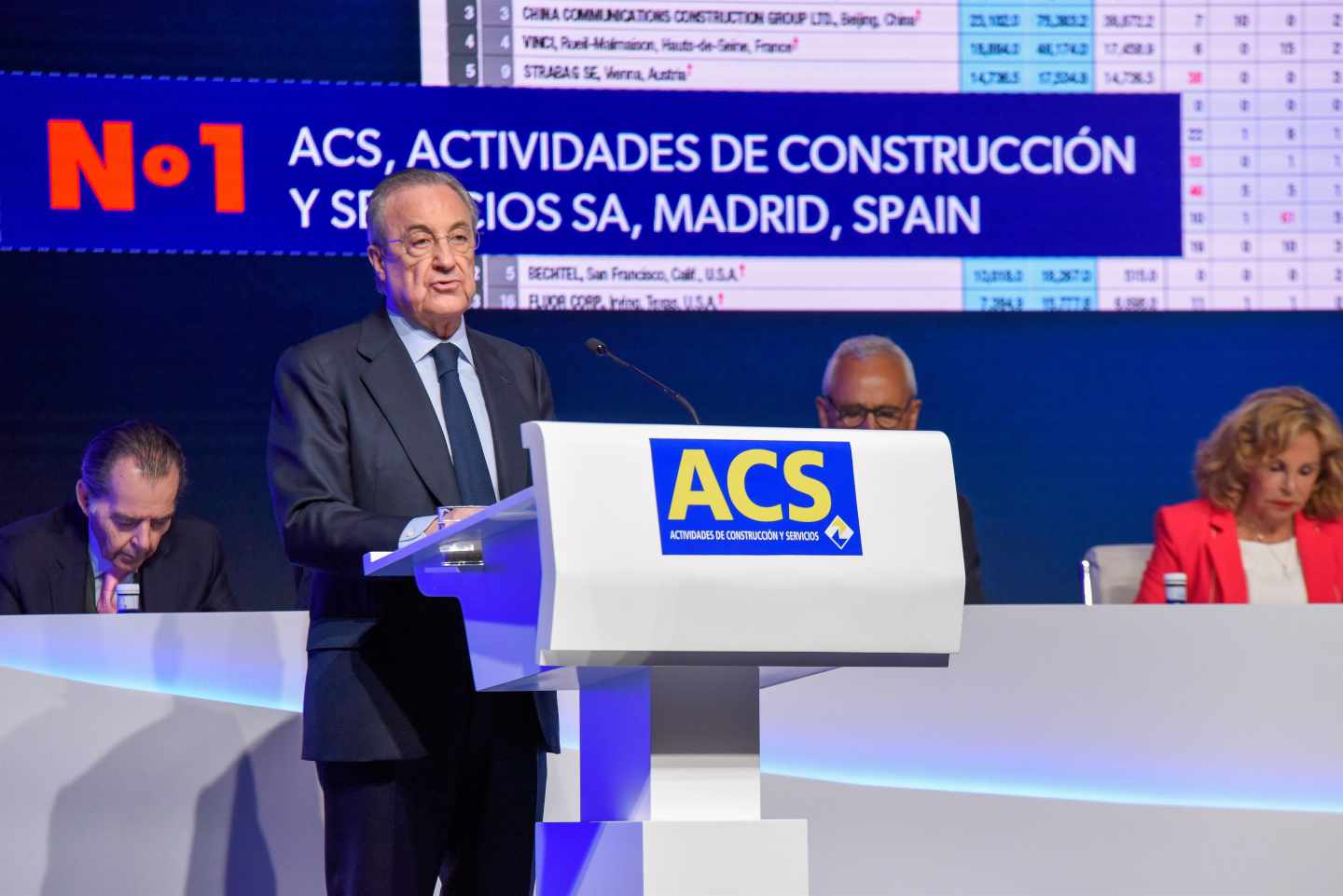 El presidente de ACS, Florentino Pérez.