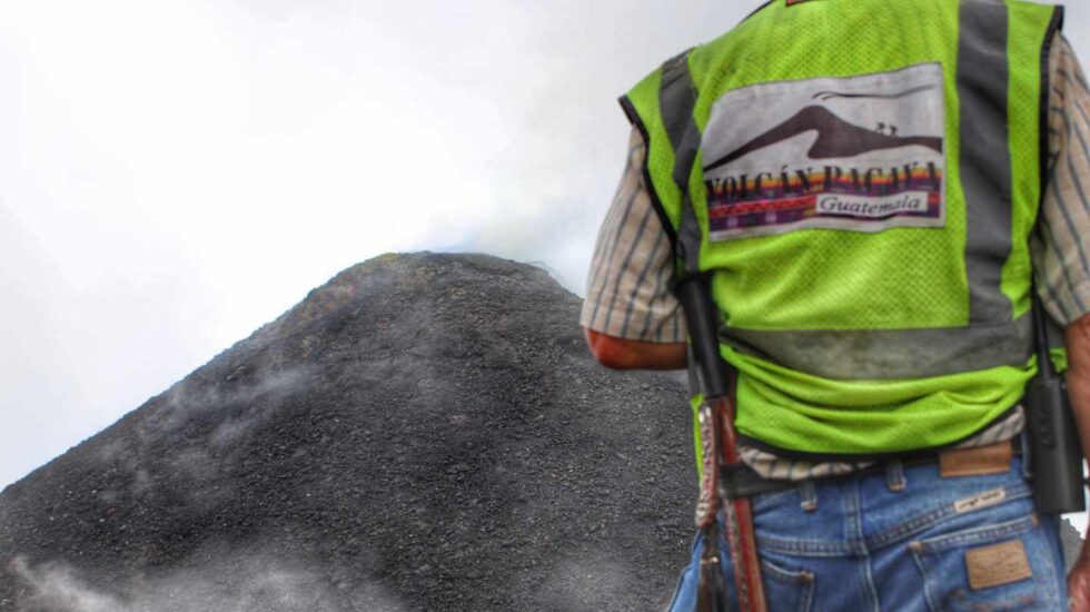 El volcán Pacaya es uno de los tres que hay activos en Guatemala