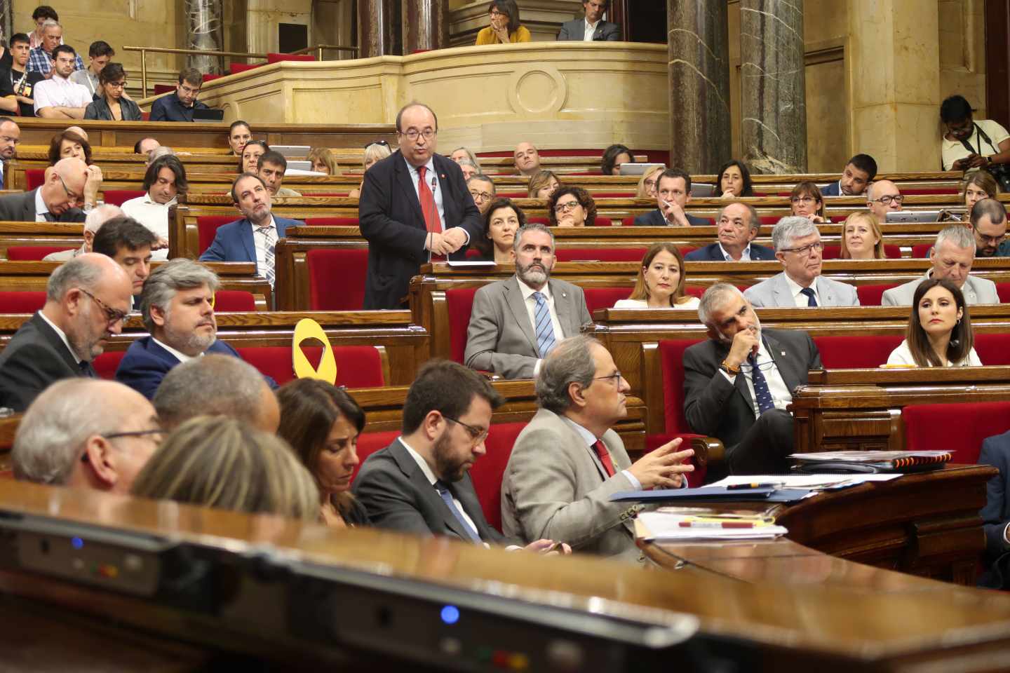 El PSC confirma su acercamiento a ERC para pactar los presupuestos de Cataluña