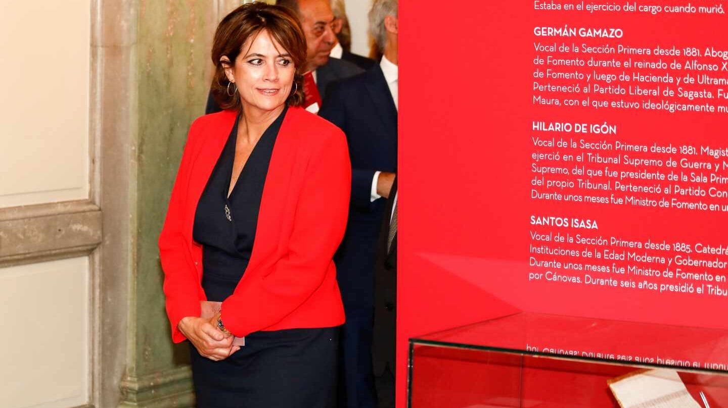 Dolores Delgado, ministra de Justicia en funciones.
