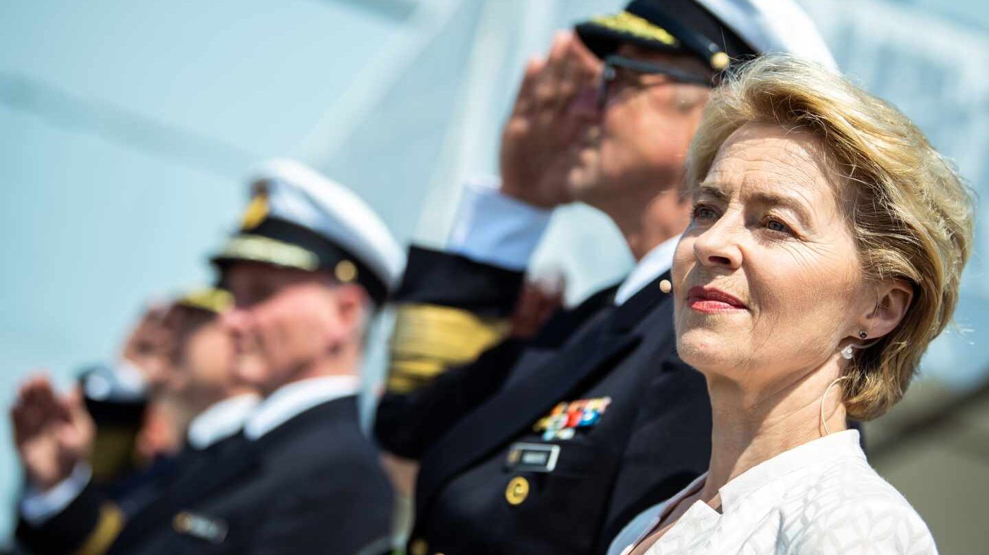 Ursula von der Leyen, en su etapa como ministra de Defensa de Alemania.