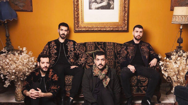 El grupo Mashrou' Leila en una imagen de su cuenta de Twitter