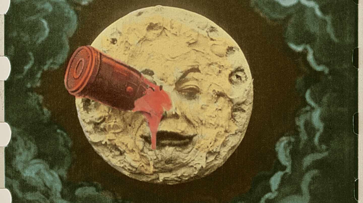 Imagen de "Viaje a la luna", una película de George Meliés
