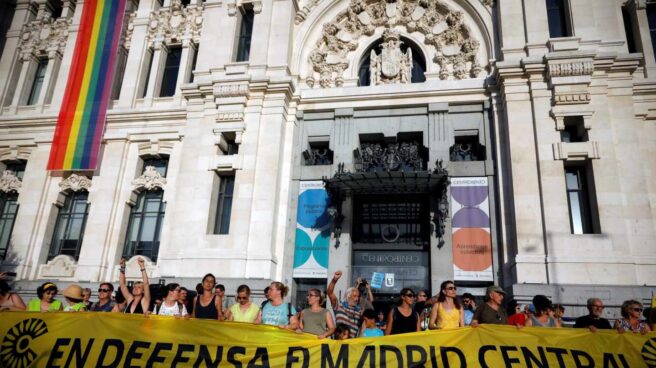 Miembros de la Palataforma en Defensa de Madrid Central