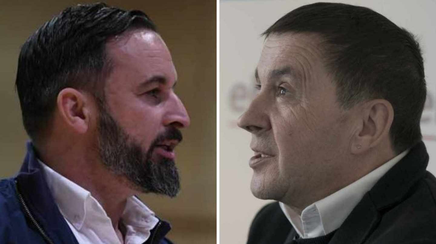 Santiago Abascal y Arnaldo Otegi, líderes de Vox y Bildu, respectivamente