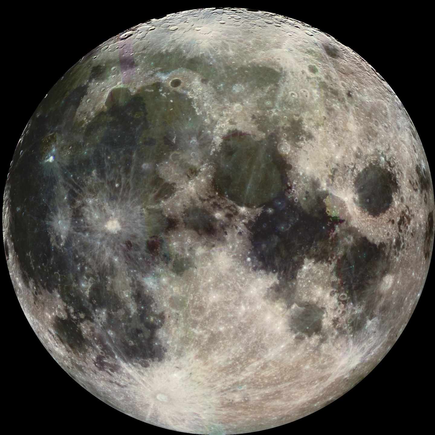 La Luna fotografiada por la nave Galileo en su camino a Júpiter en 1998 | NASA