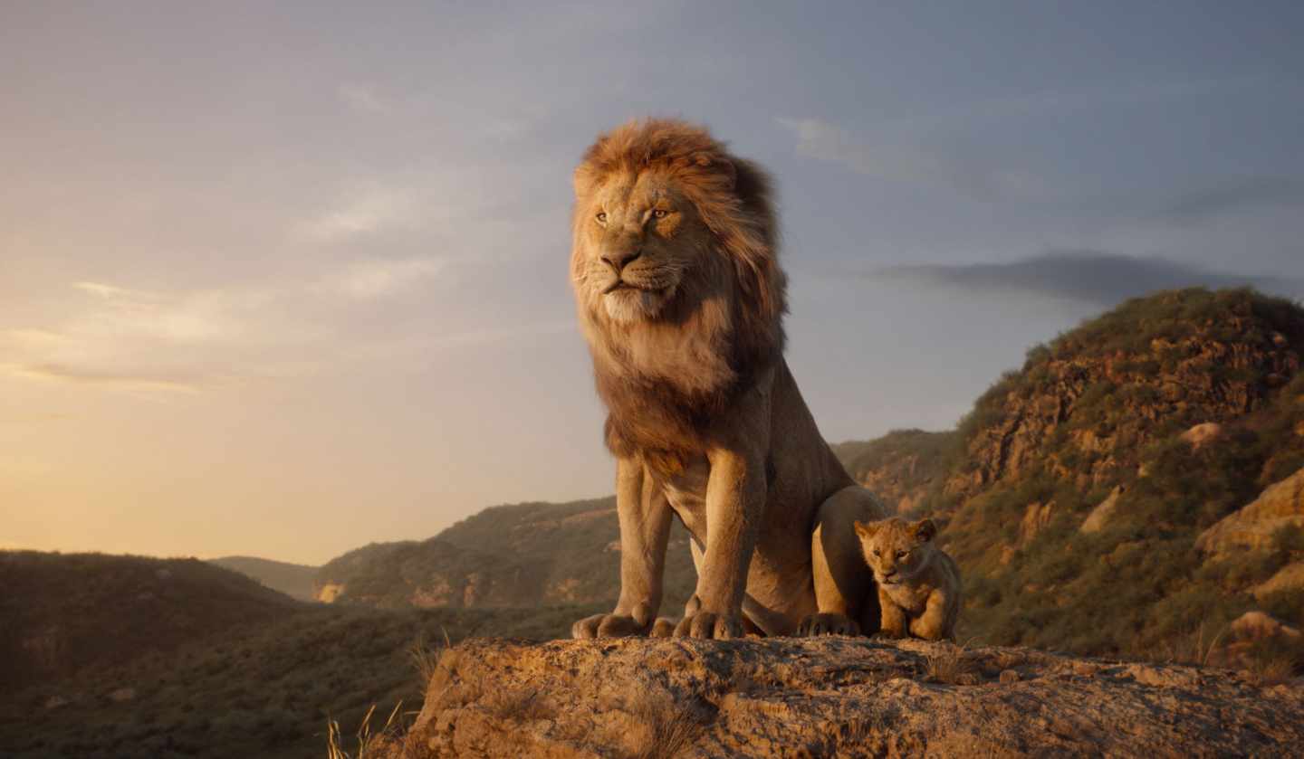 El rey león en CGI: Mufasa y Simba