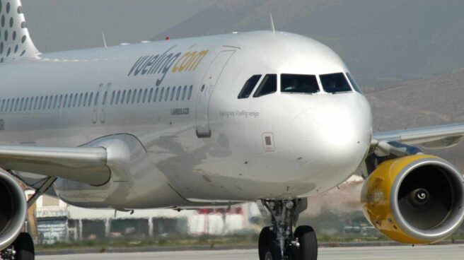 Vueling Uno de los aviones de la flota de Vueling.
