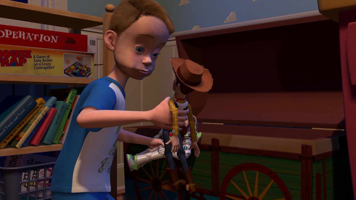 Fotograma de Andy en 'Toy story'