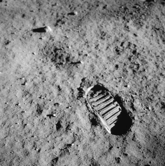 Una huella de astronauta fotografiada el 20 de julio de 1969 | NASA