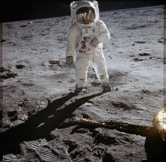 El astronauta Buzz Aldrin pisando la luna el 20 de julio de 1969 | NASA