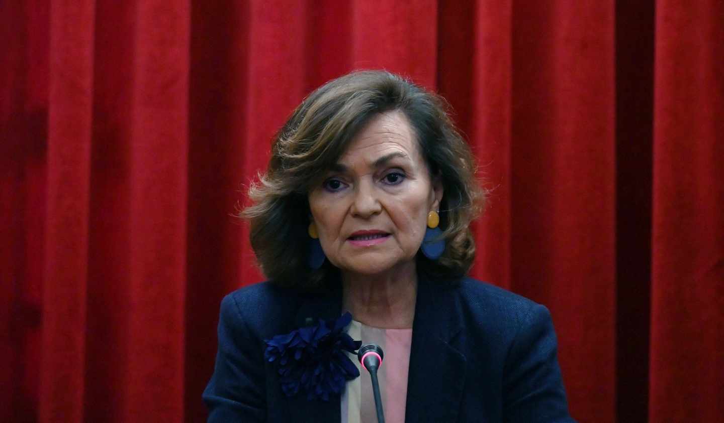 Carmen Calvo, vicepresidenta del Gobierno en funciones.