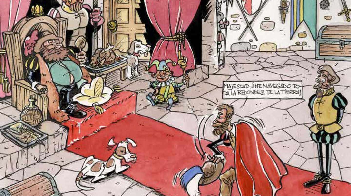 Viñeta del cómic.