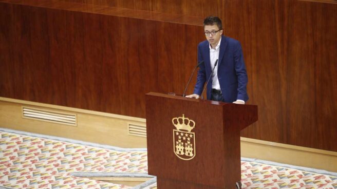 Errejón en la Asamblea de Madrid el pasado 10 de julio.