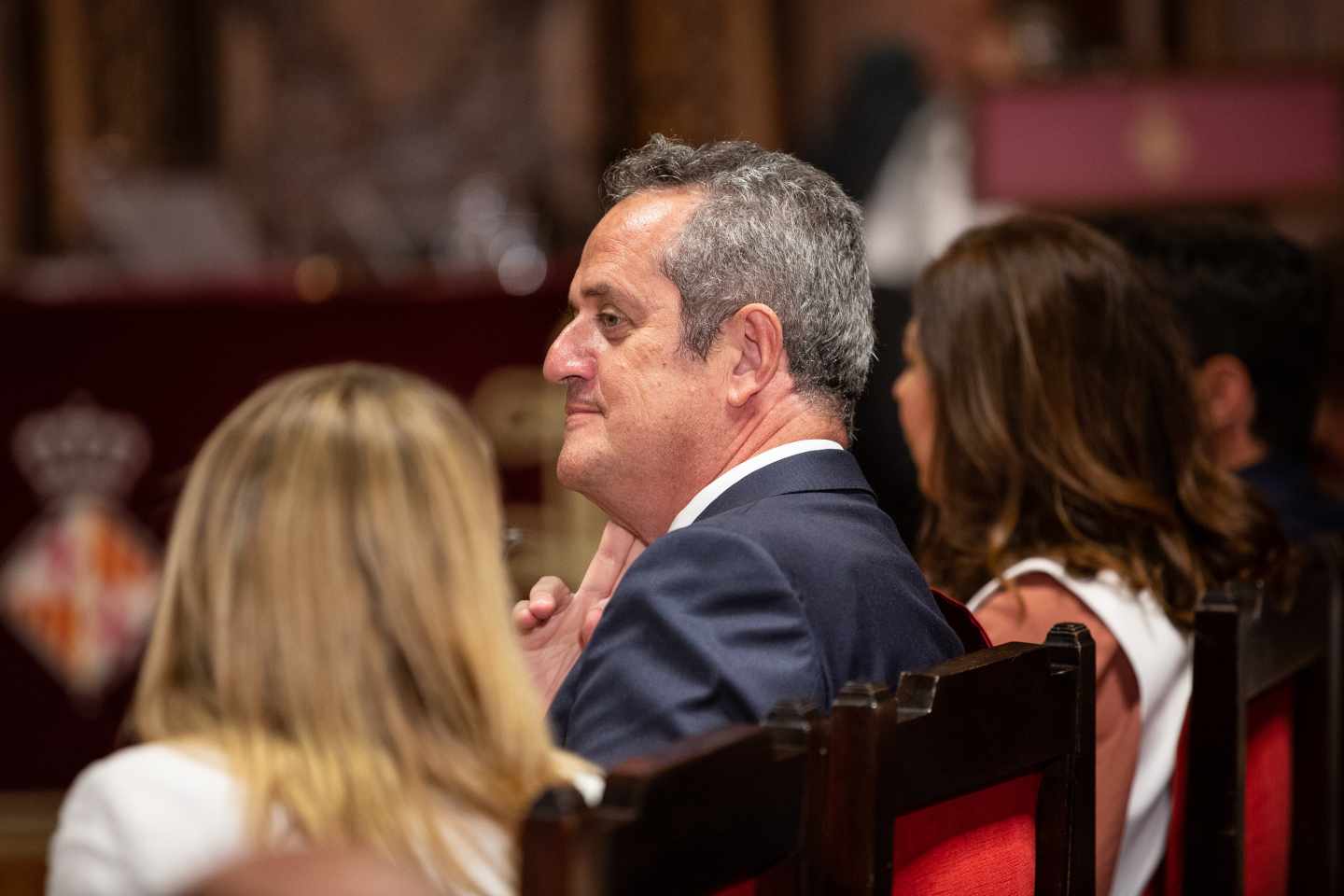 Joaquim Forn, en el Ayuntamiento de Barcelona.