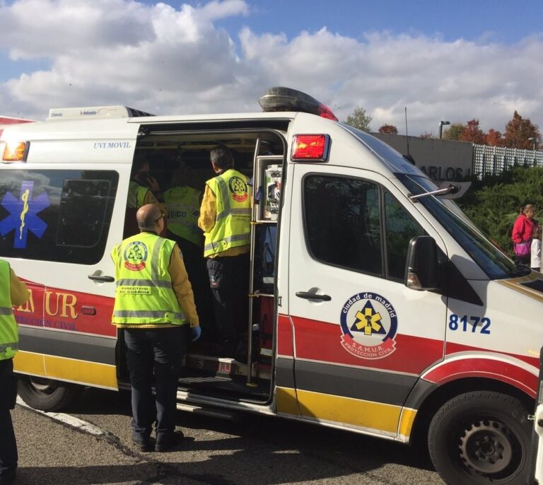 Un hombre muere tras un choque frontal con un vehículo que iba en sentido contrario en Móstoles