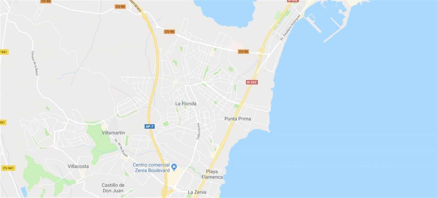 Localización de Punta Prima (Orihuela)
