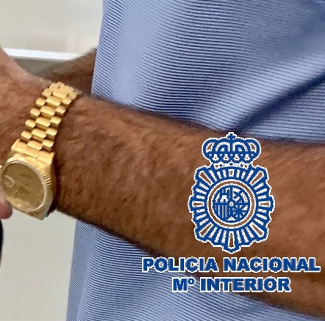 Detenido en Málaga por llevar un reloj de 28.000 euros cuyo robo había denunciado