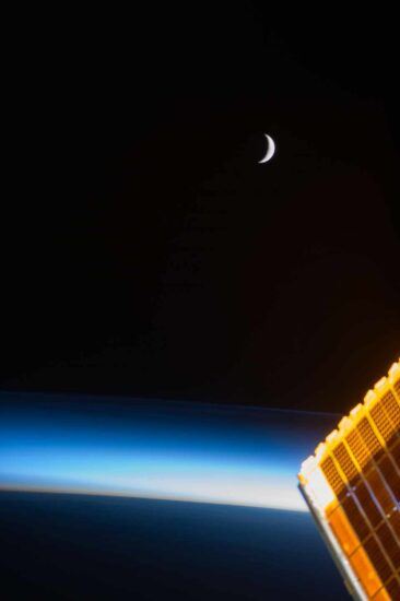 La Luna desde la Estación Espacial Internacional en 2013 | NASA