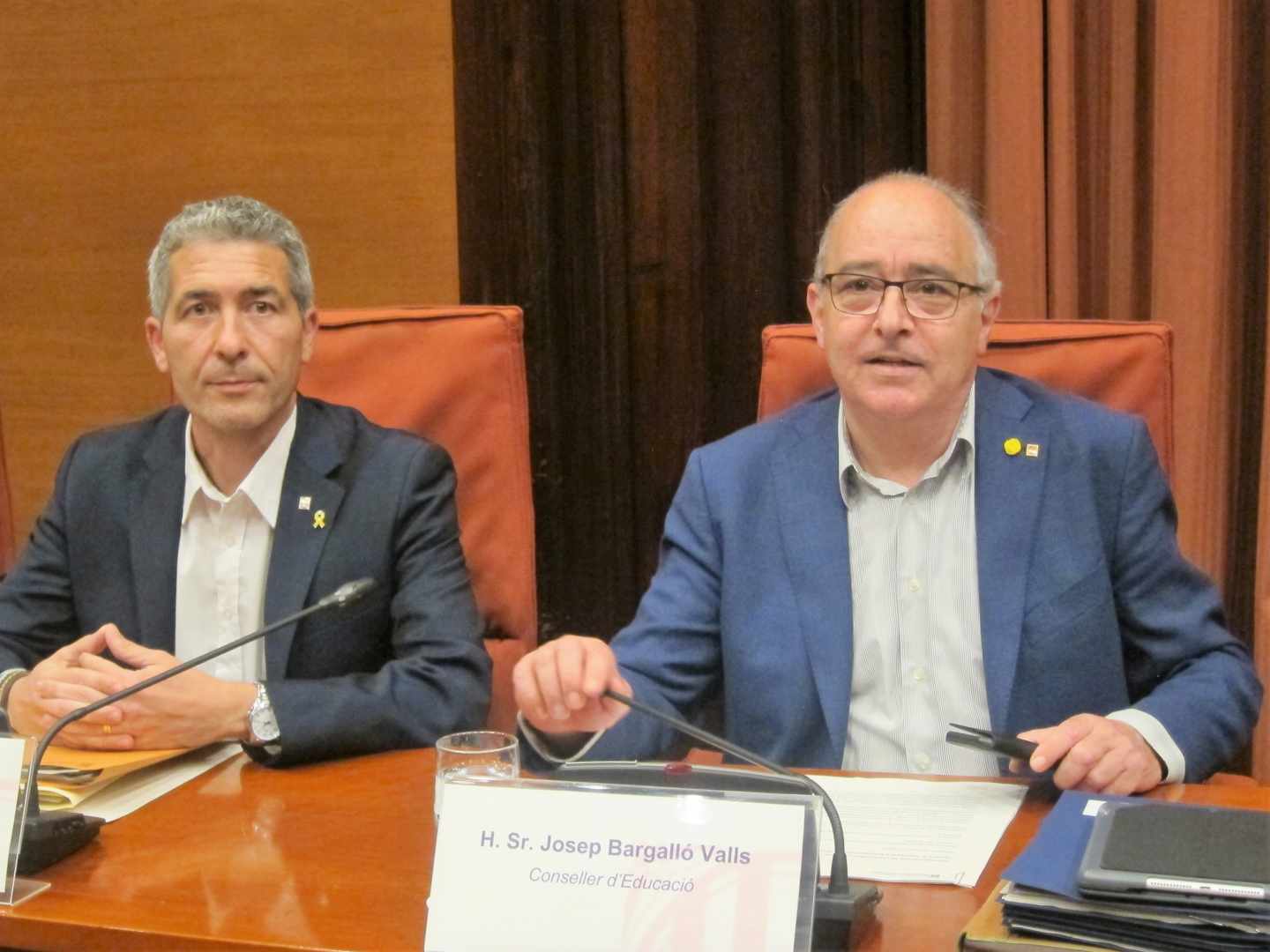 El consejero de Educación de la Generalitat, Josep Bargalló.