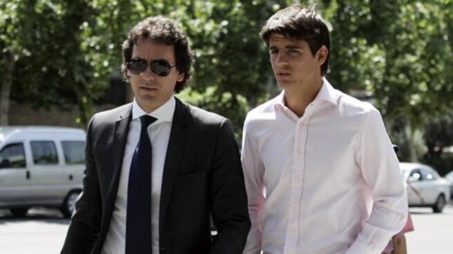 Juanma López y Álvaro Morata.