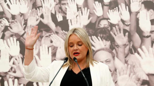 Mari Mar Blanco, en un acto de homenaje a su hermano, asesinado por ETA en 1997.