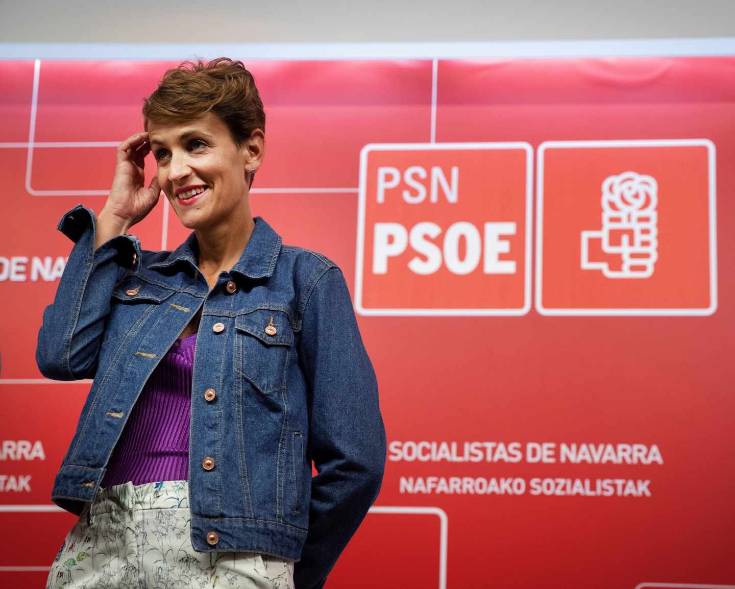 La presidenta navarra, María Chivite.