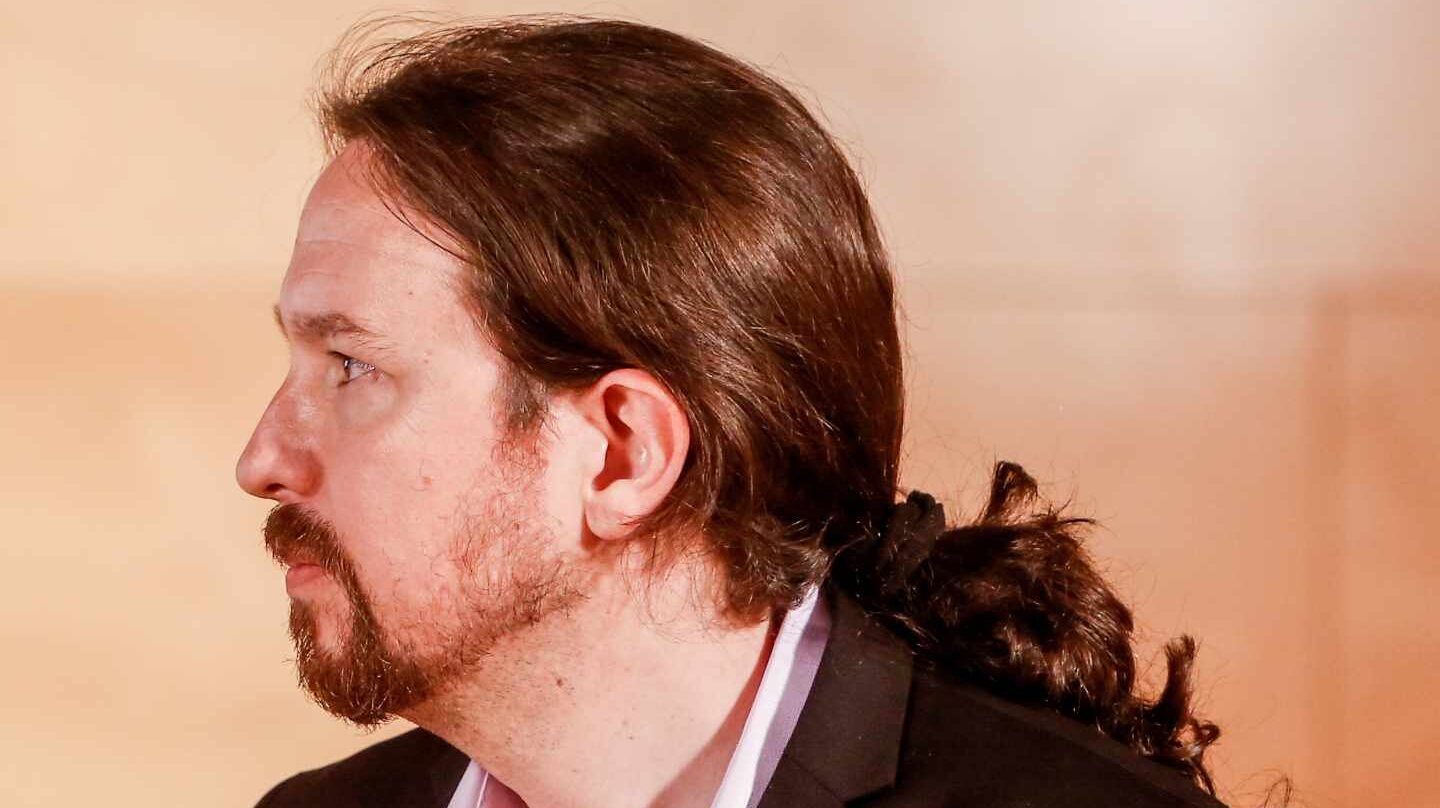 Pablo Iglesias el día de su reunión con Pedro Sánchez la semana pasada.