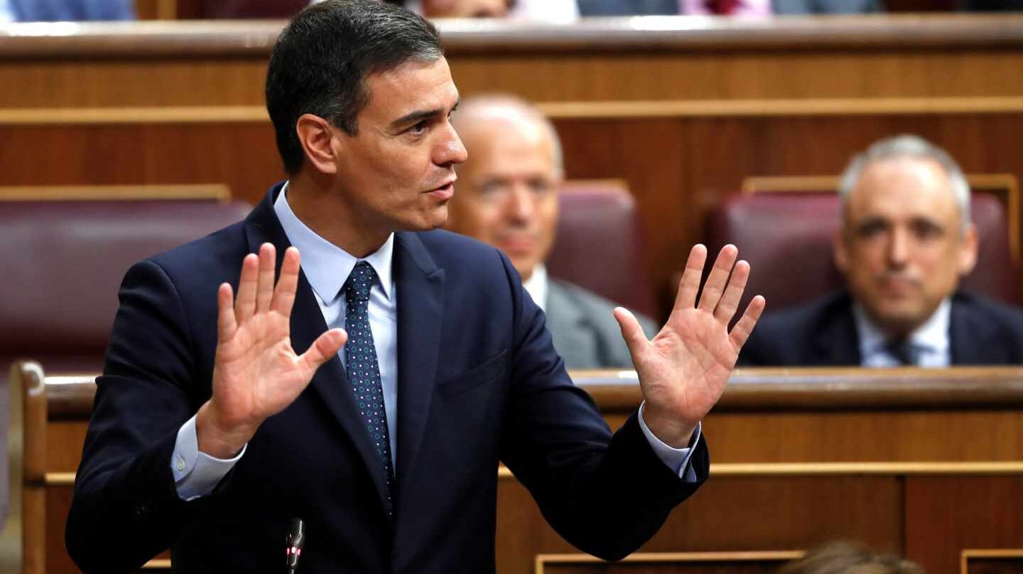Pedro Sánchez, en el Congreso de los Diputados.