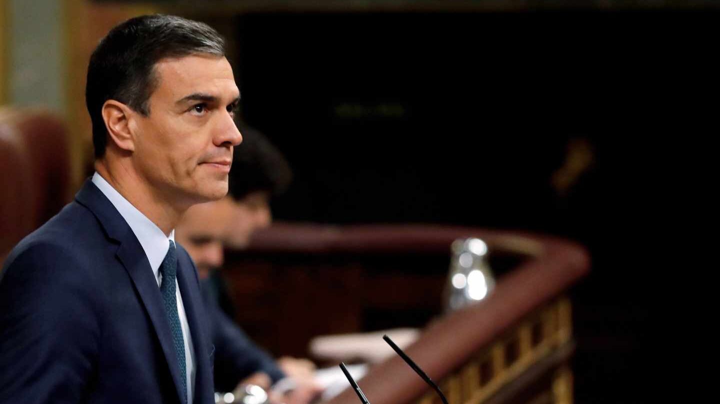 Pedro Sánchez, este jueves en el Congreso de los Diputados.